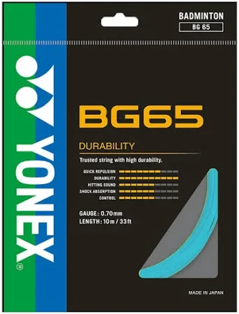 YONEX STRING BG65 TURQUOISE