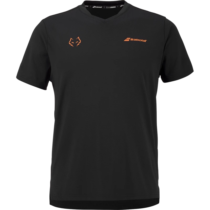 BABOLAT CREW NECK TEE J. LEBRON BLACK
