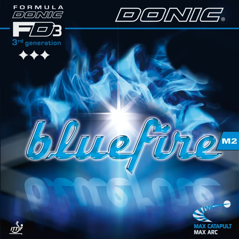 DONIC Table Tennis Rubbersheets Bluefire M2 max. black