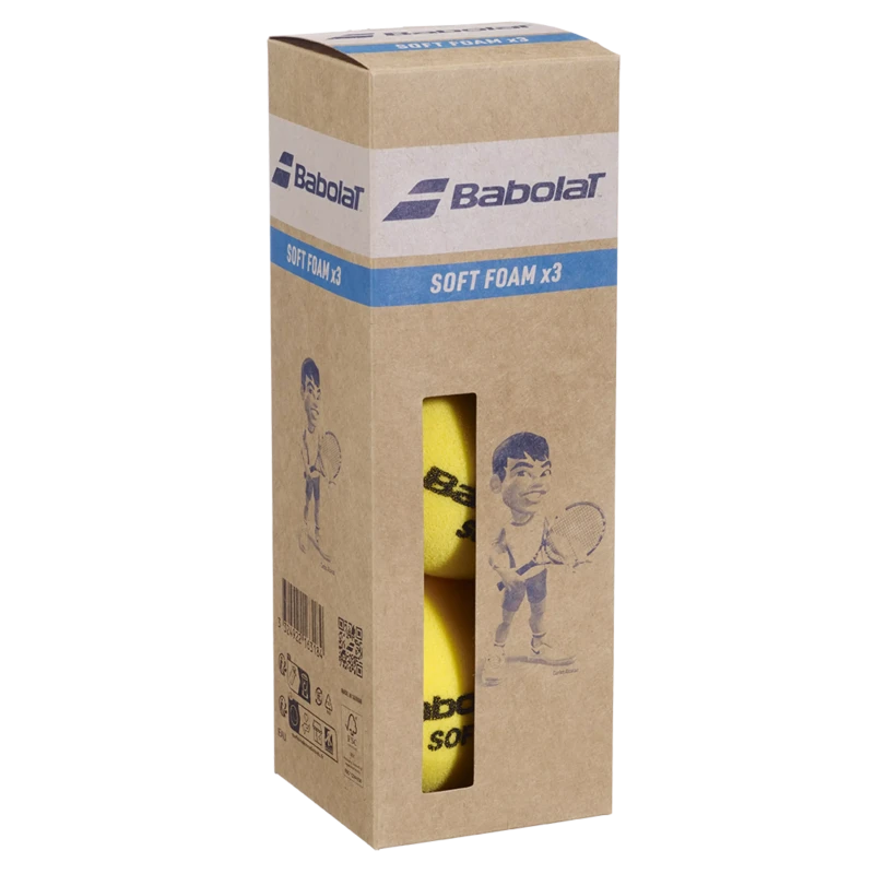 Babolat Soft Foam X3  Yellow