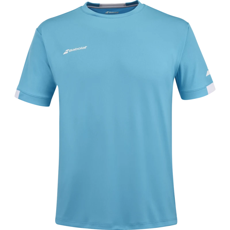 BABOLAT PLAY CREW NECK TEE MEN Cyan Blue