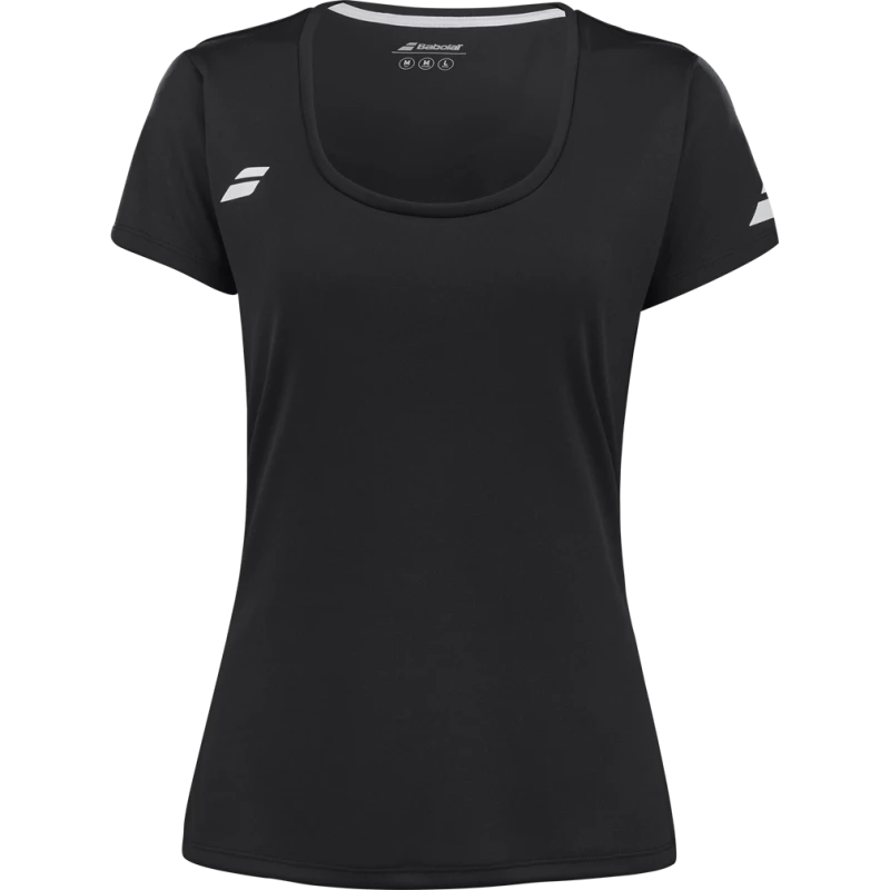 BABOLAT PLAY CAP SLEEVE TOP WOMEN BLACK/BLACK
