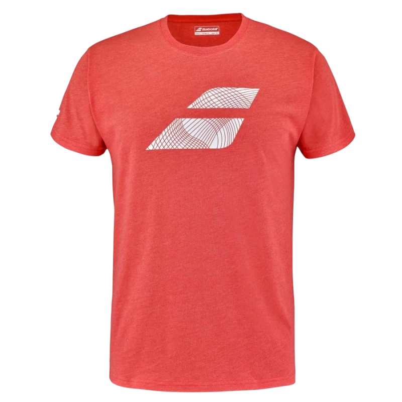 BABOLAT EXERCISE BIG FLAG TEE MEN RED