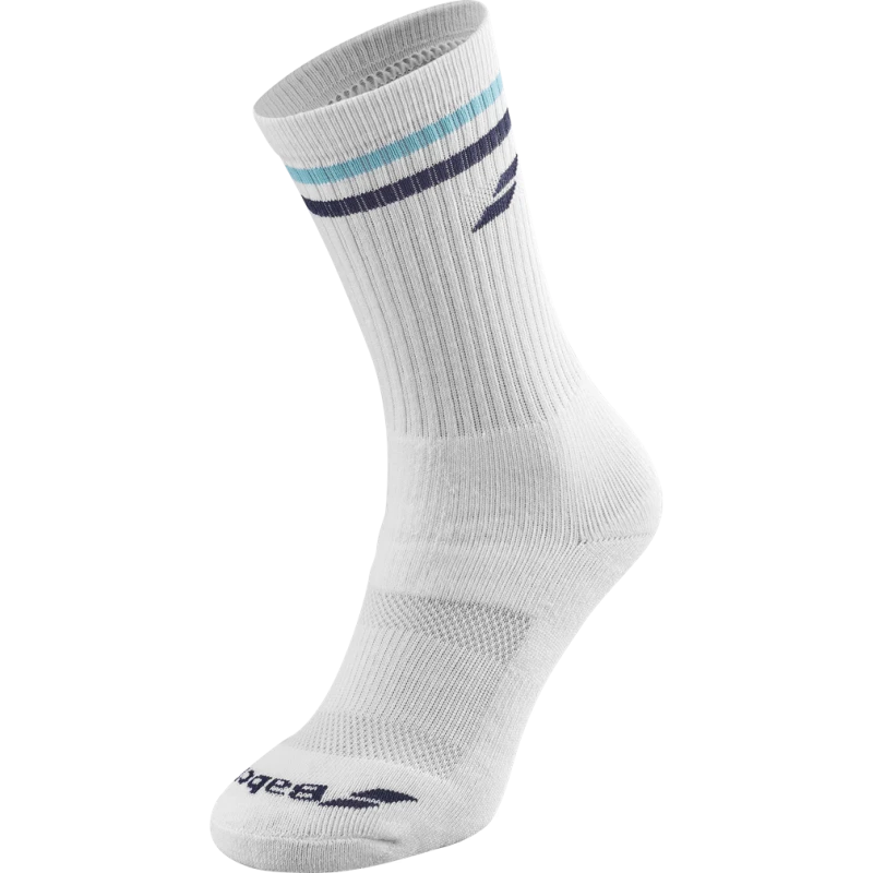 BABOLAT TEAM SINGLE SOCKS MEN White/Estate