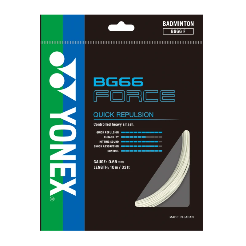YONEX BG66 FORCE WHITE