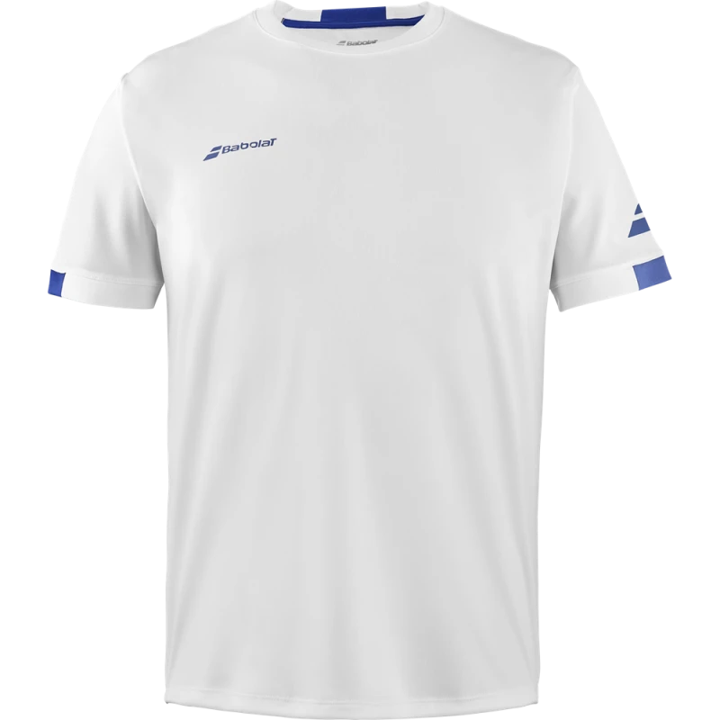 BABOLAT PLAY CREW NECK TEE MEN White/White