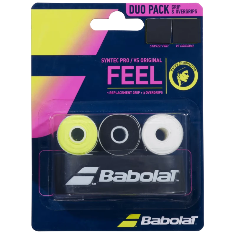 BABOLAT Pack Syntec Pro + VS Original X3
