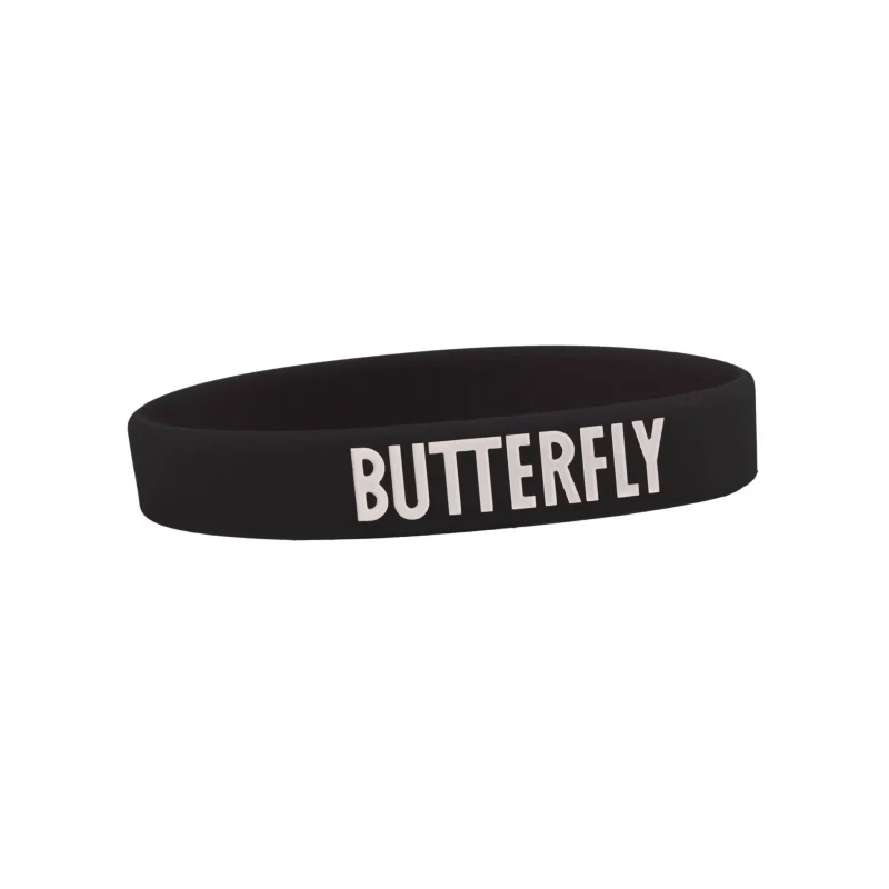 BUTTERFLY Wristband SILICONE black