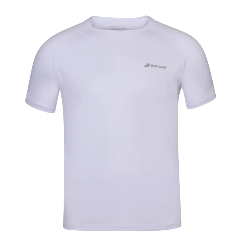 BABOLAT PLAY CREW NECK TEE BOY WHITE