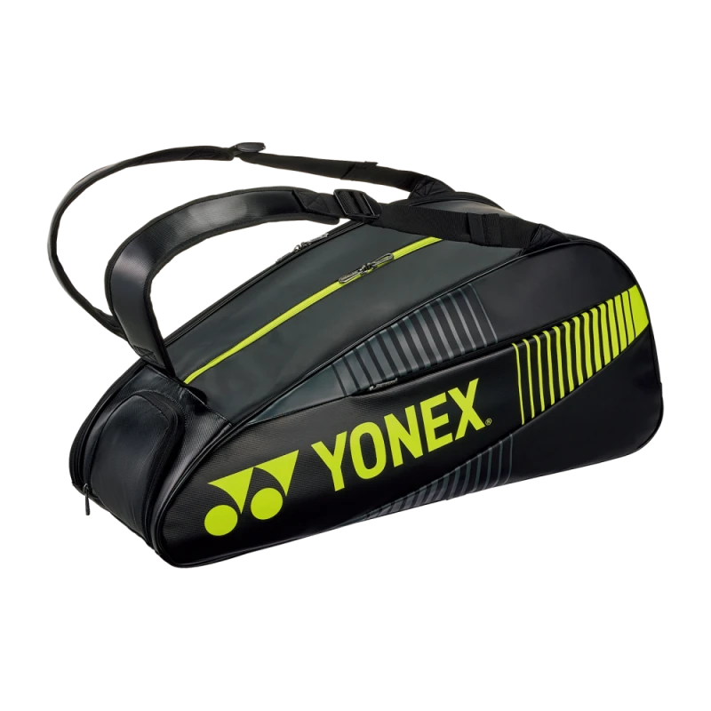 YONEX ACTIVE RACQUET BAG (6PCS) _ BLACK / LIME GREEN