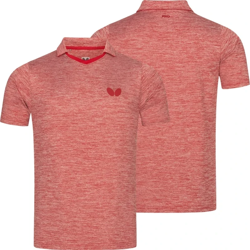 BUTTERFLY Shirt IZUMO red