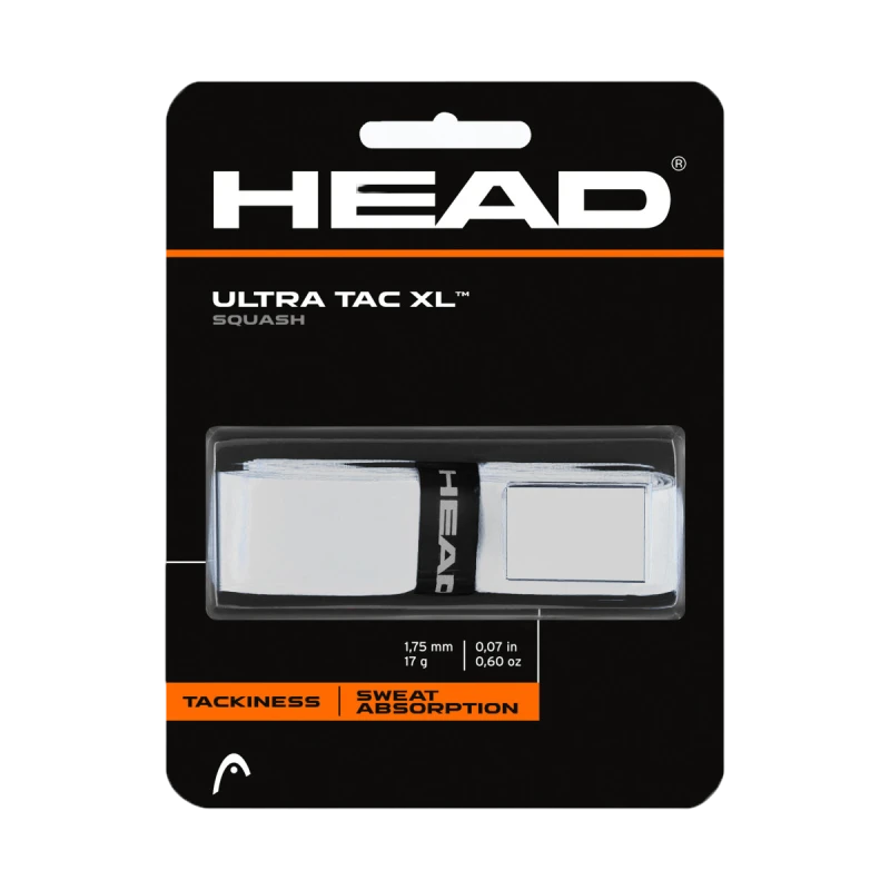 HEAD ULTERA TAC XL SQUASH _ WHITE