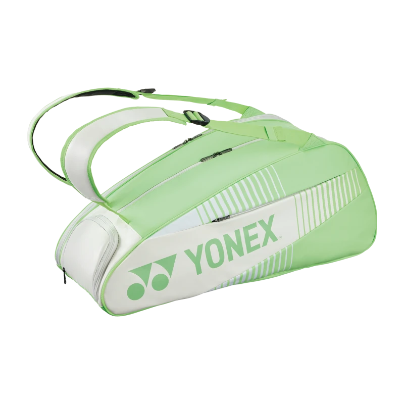 YONEX ACTIVE RACQUET BAG (6PCS) _ WHITE / GREEN