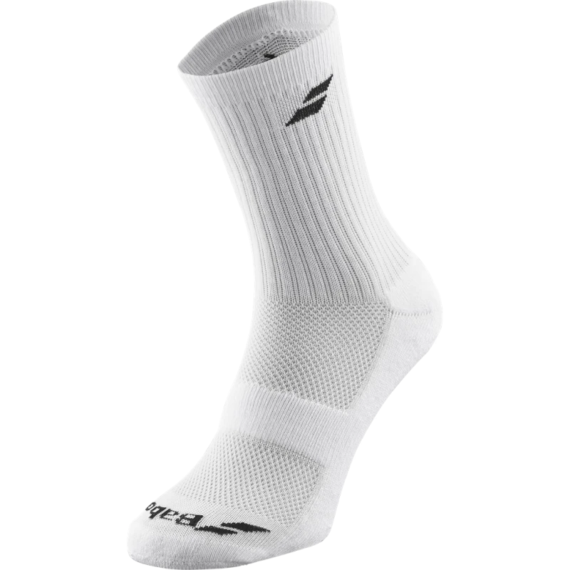 BABOLAT 3 PAIRS PACK JUNIOR White/White