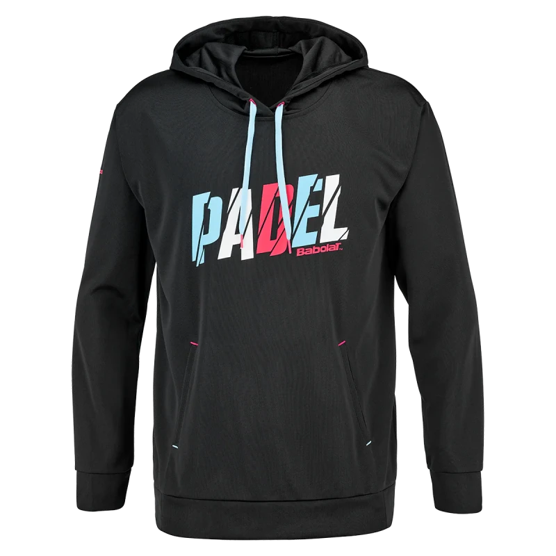 BABOLAT PADEL HOOD SWEAT MEN BLACK